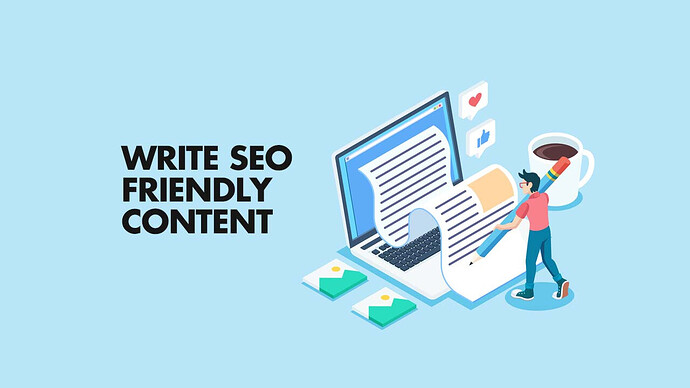 Title Image - How To Write SEO-Friendly Content (Beginner's Guide)